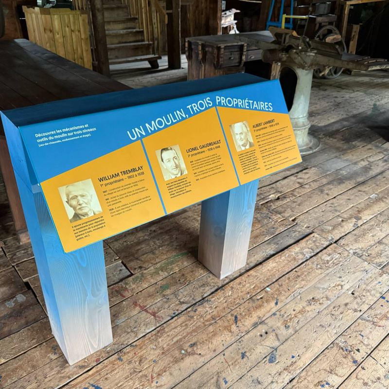 Panneau d'interprétation